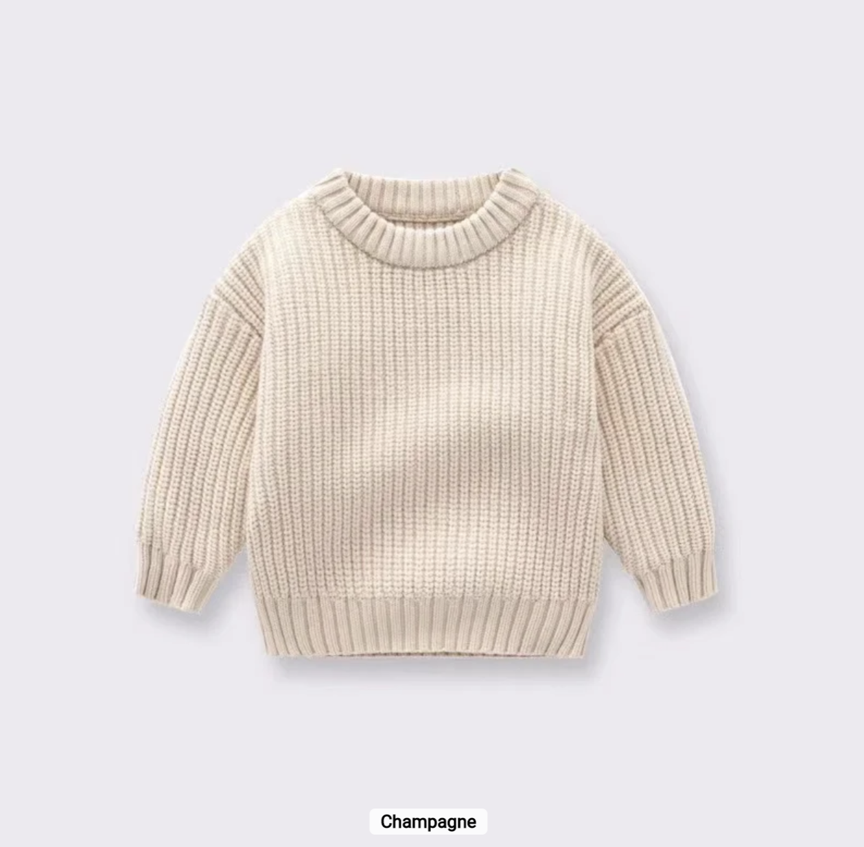 Champagne Sweater