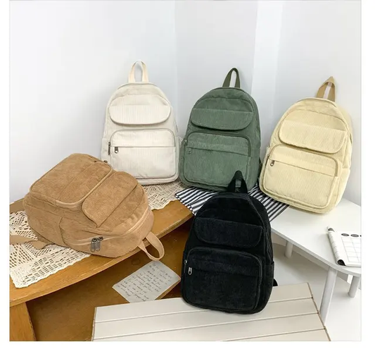 Corduroy Backpacks