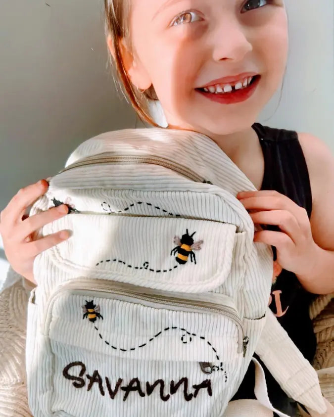 Personalised Kids Backpack | Custom Embroidered Name Backpack