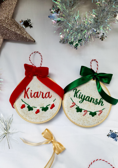 Personalized Name Christmas Ornament