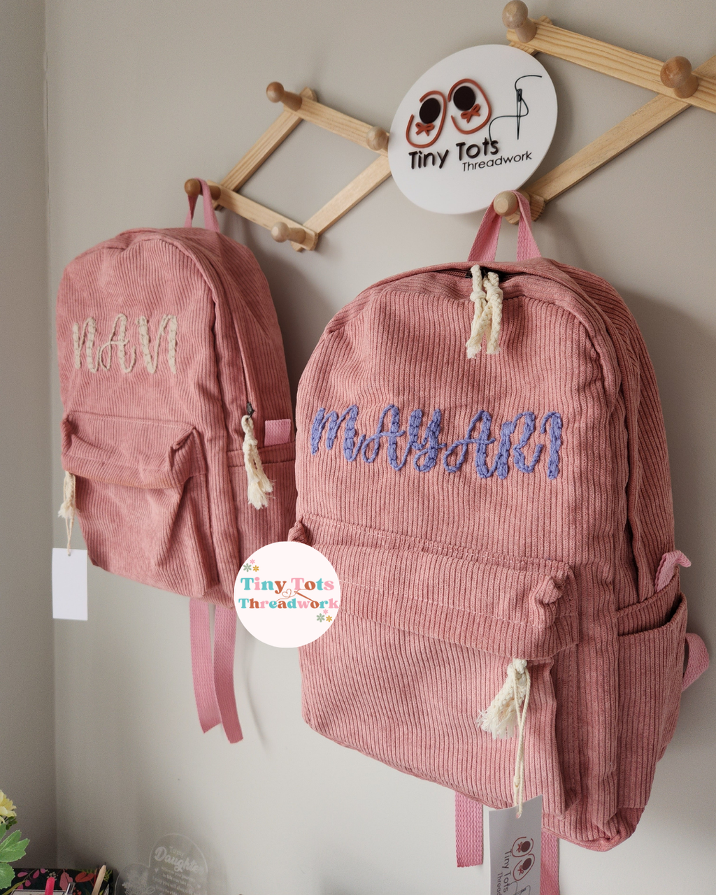 Personalised Kids Backpack | Custom Embroidered Name Backpack