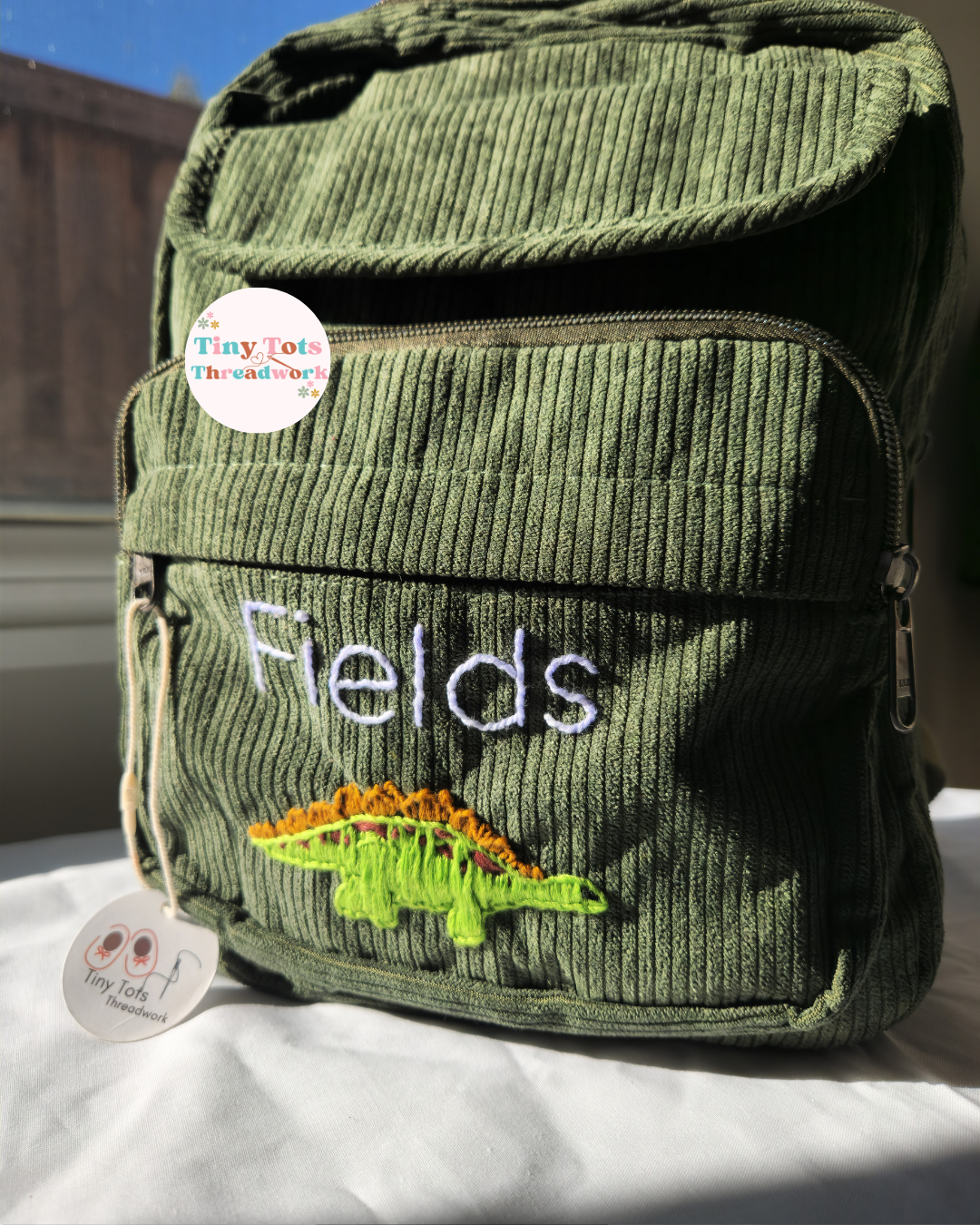 Personalised Kids Backpack | Custom Embroidered Name Backpack