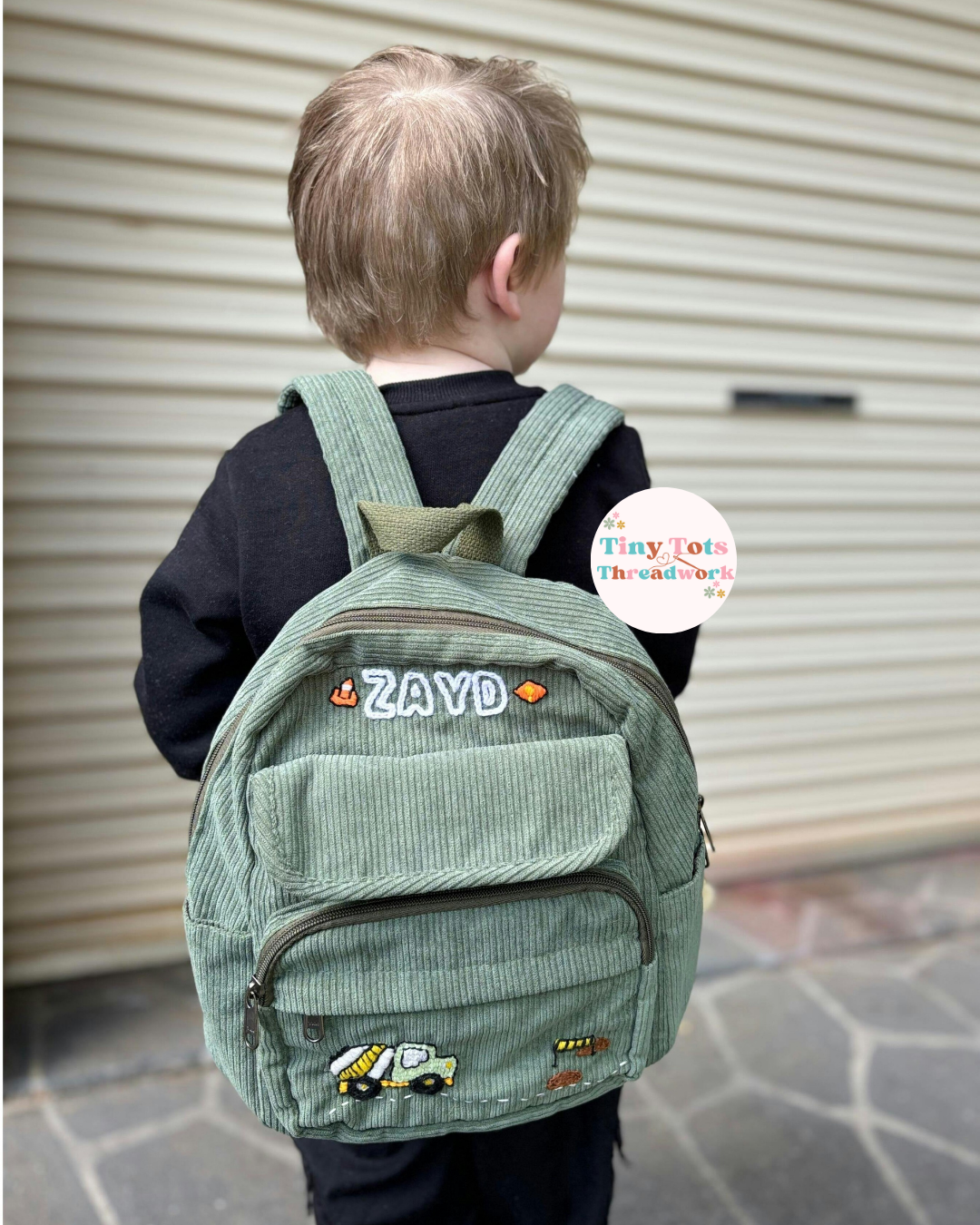 Personalised Kids Backpack | Custom Embroidered Name Backpack