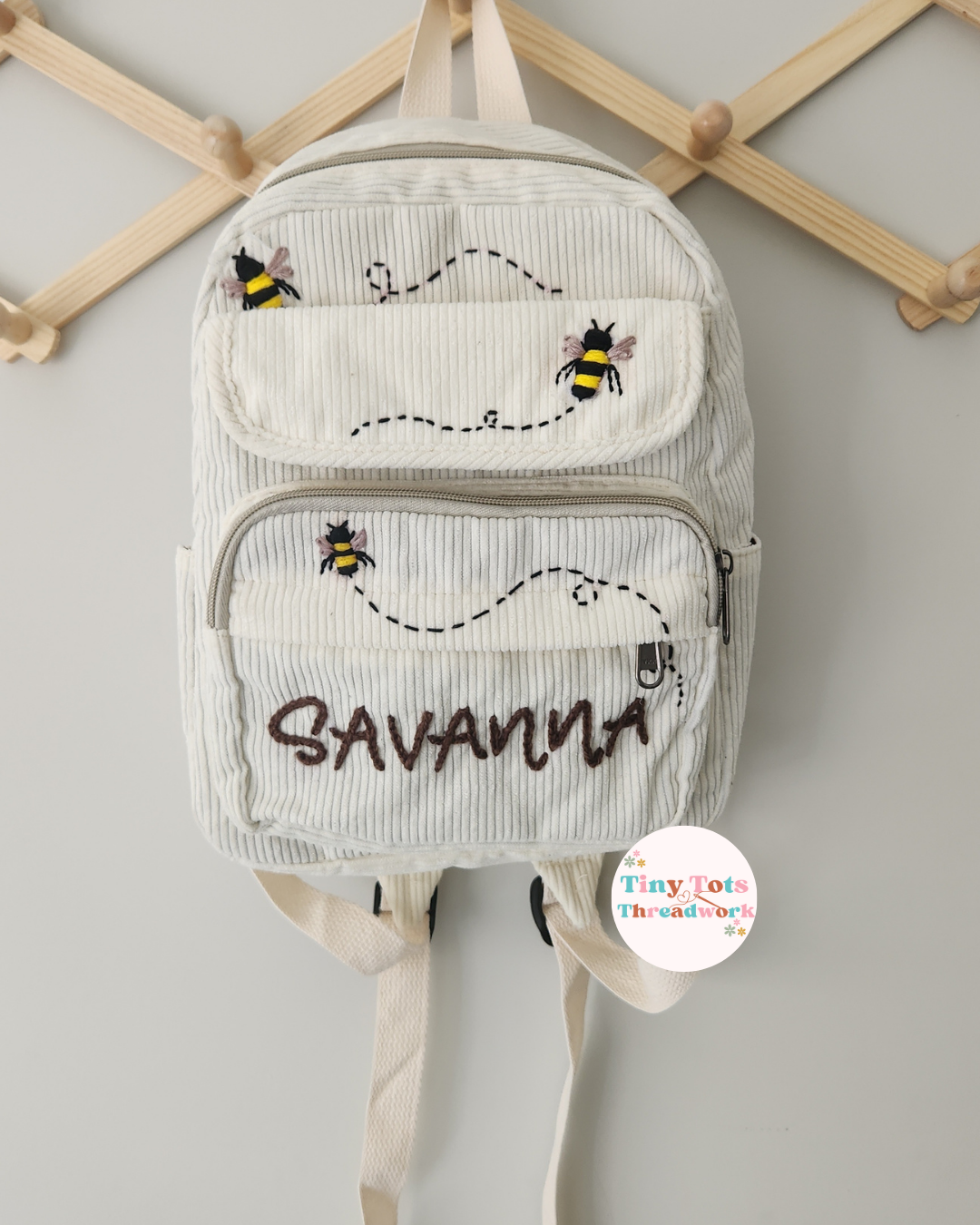 Personalised Kids Backpack | Custom Embroidered Name Backpack