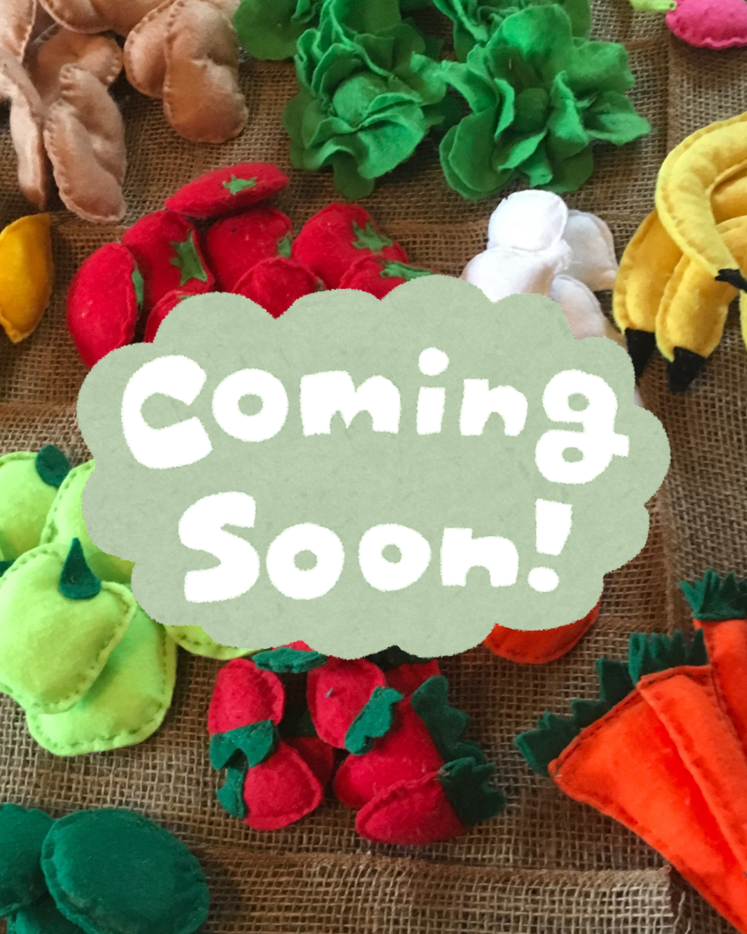 Handmade Felt Play Food