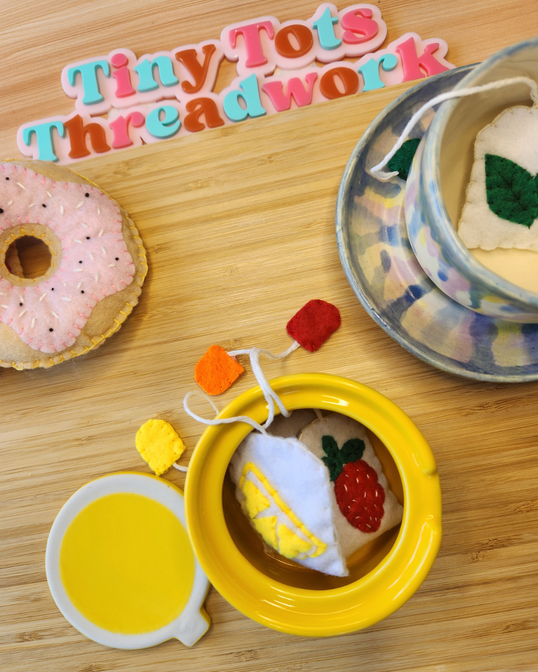 Handmade Felt Play Food - Breakfast Set 🥞