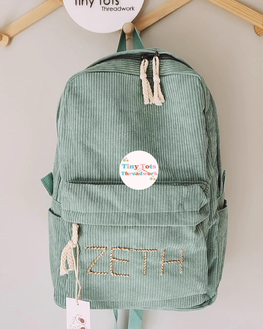 Personalised Kids Backpack | Custom Embroidered Name Backpack