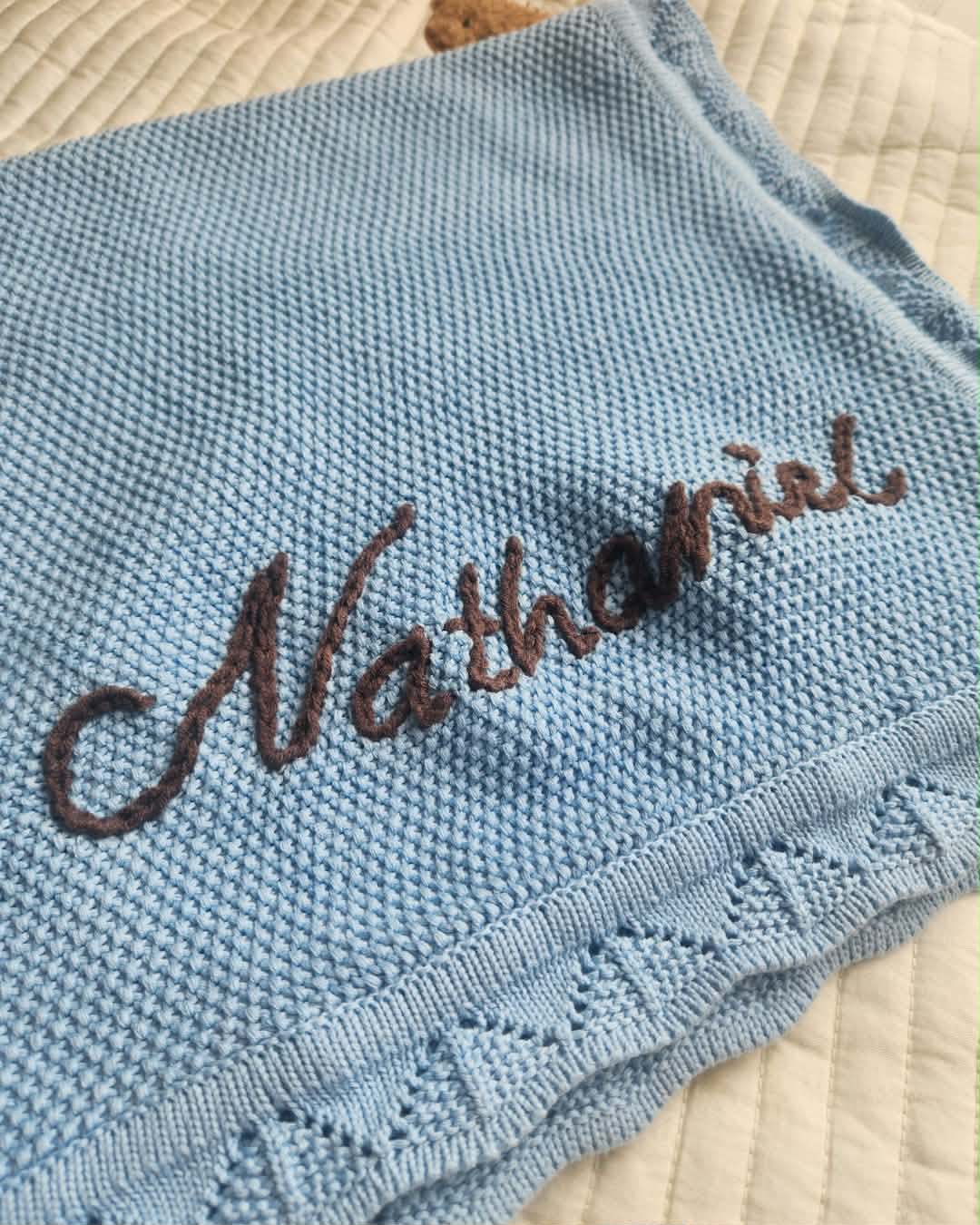 Personalised Baby & Kids Blanket | Custom Embroidered Name