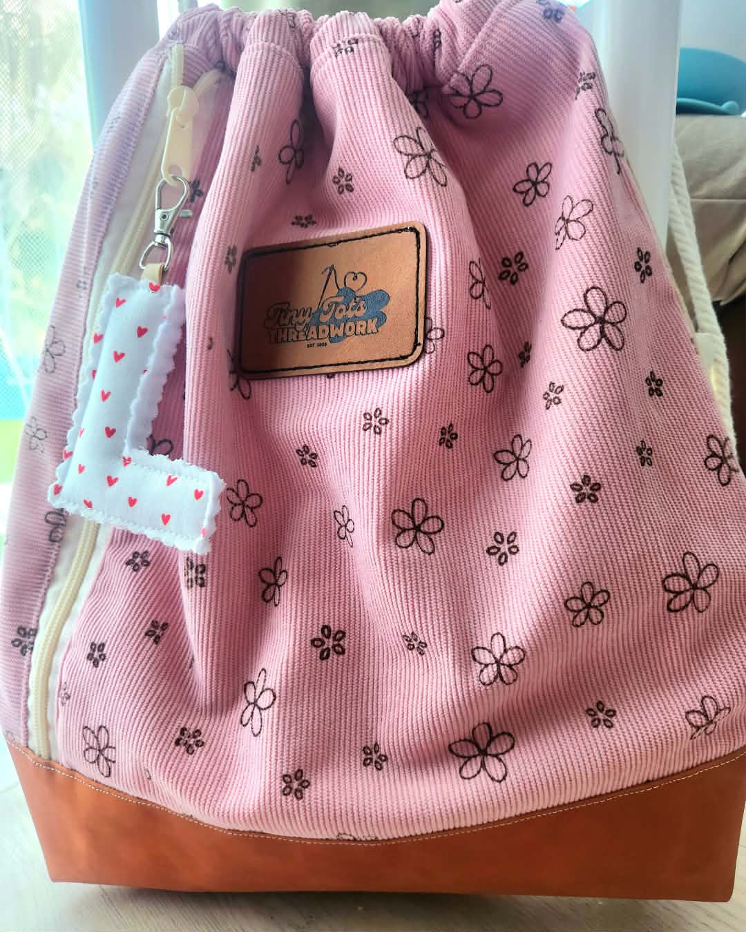 Personalised Letter Keychain | Handmade Kids Bag Charm