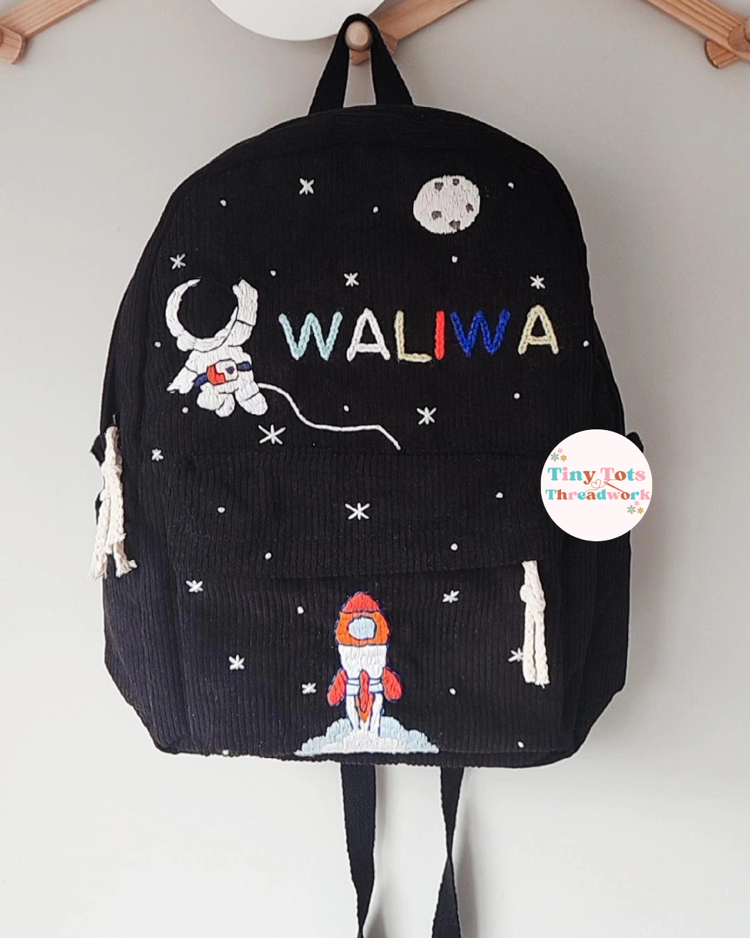 Personalised Kids Backpack | Custom Embroidered Name Backpack