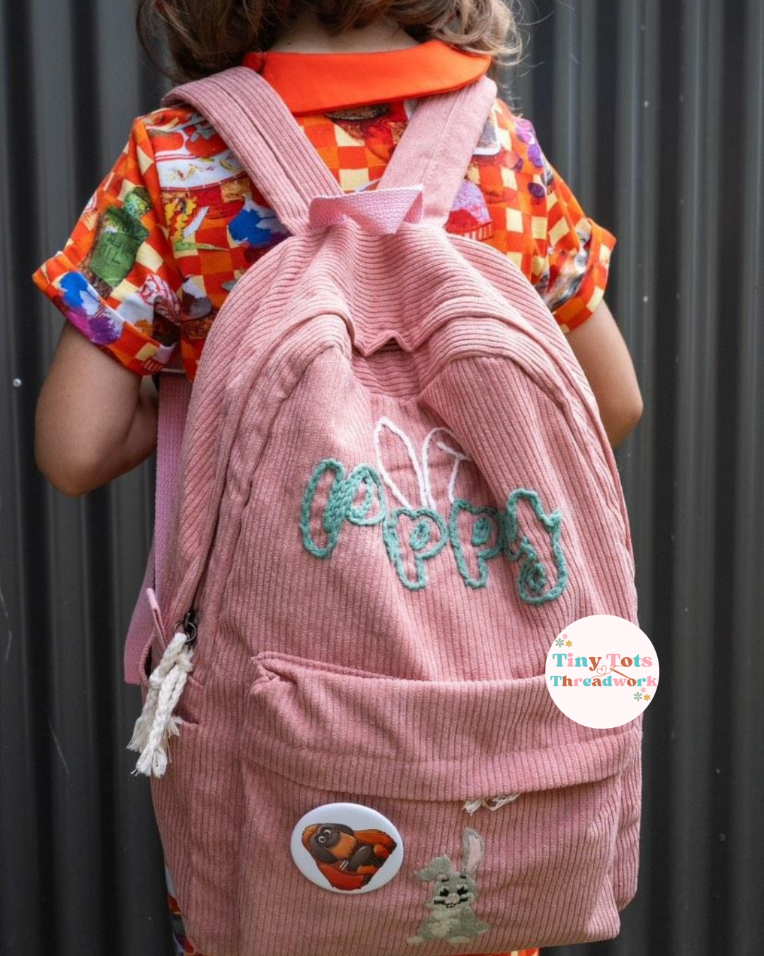 Personalised Kids Backpack | Custom Embroidered Name Backpack