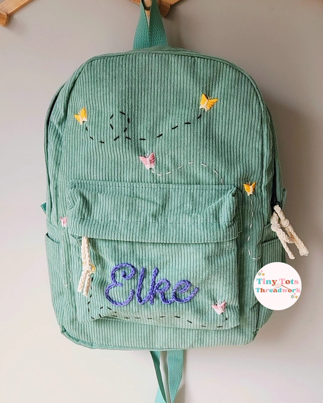 Personalised Kids Backpack | Custom Embroidered Name Backpack