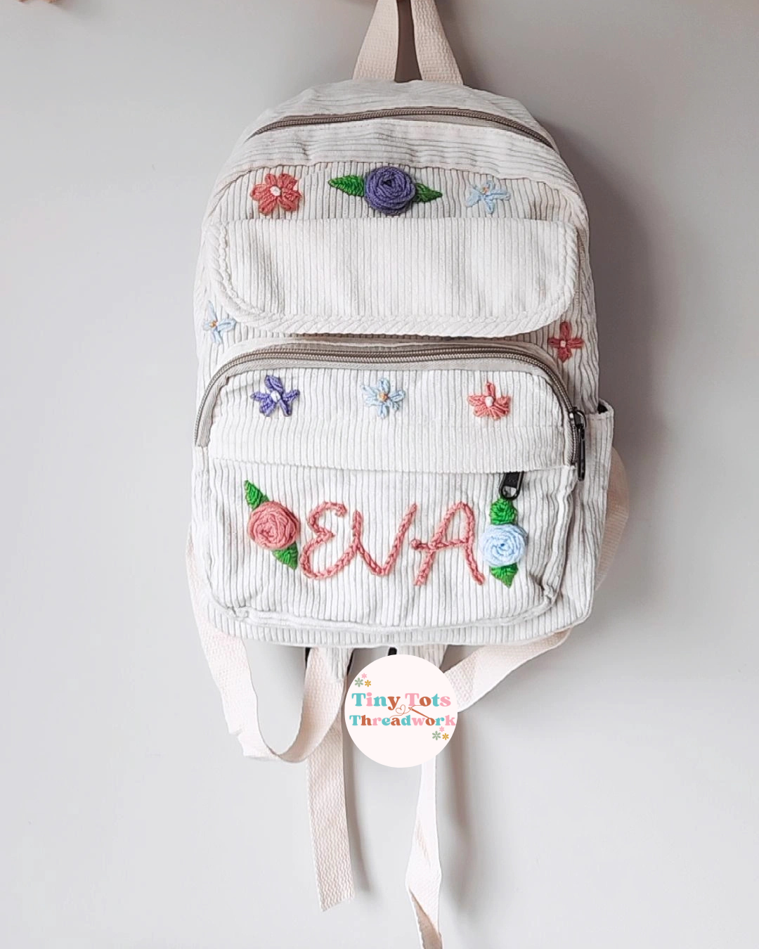 Personalised Kids Backpack | Custom Embroidered Name Backpack